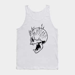 Skull fire Tank Top